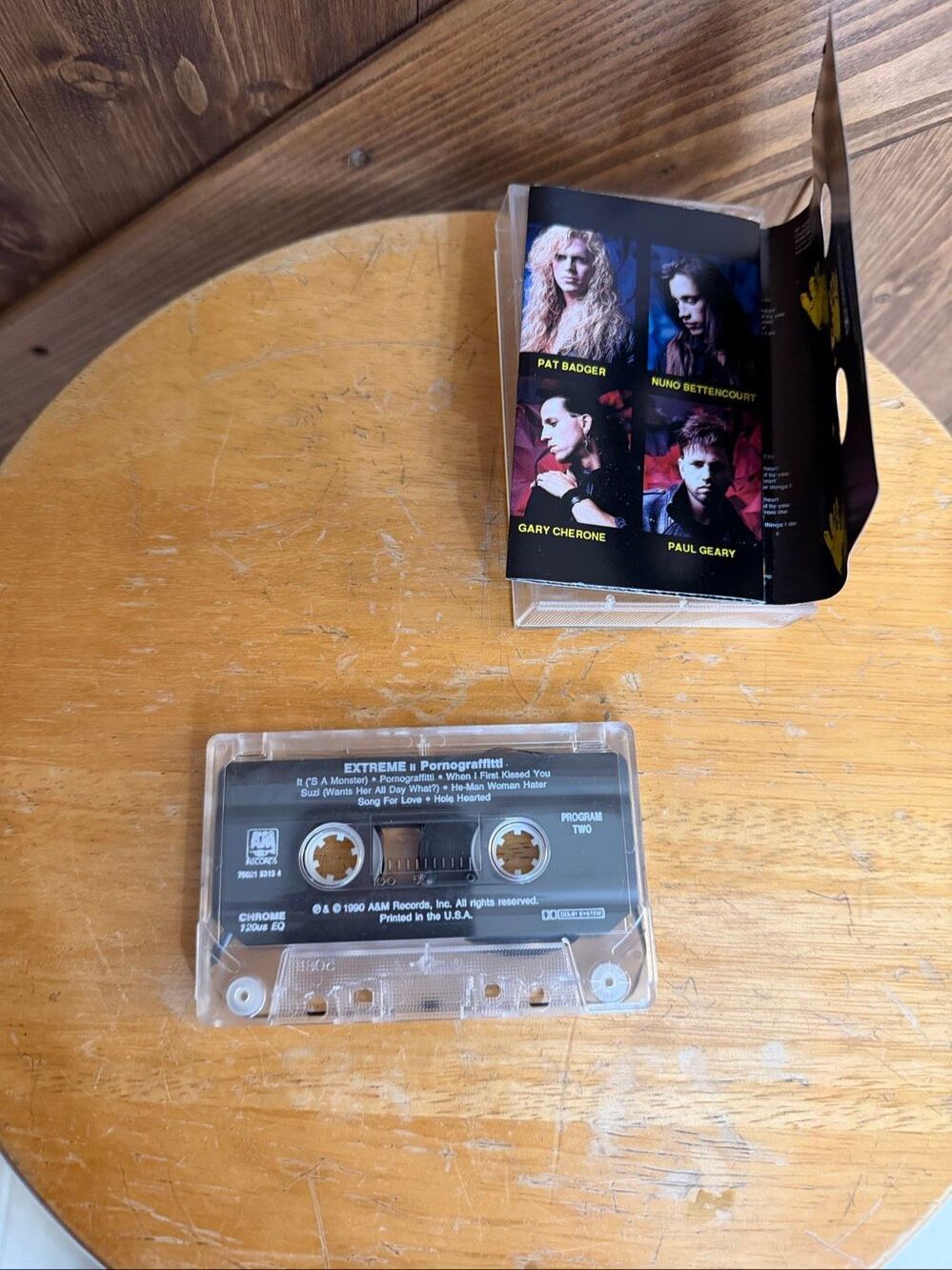 Extreme II: Pornograffitti Vintage Cassette Tape 1990 A&M Records (9113) - Picture 4 of 4